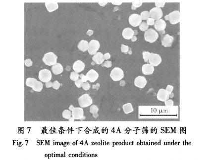 4A分子筛的水热法合成工艺研究