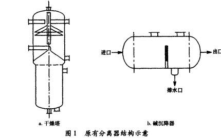 塑料规整填料分离器在双氧水生产中的应用